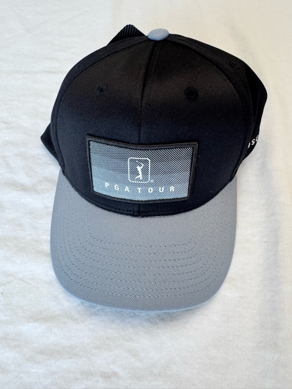 PGA TOUR Black and Gray Two-Tone Logo Cap
